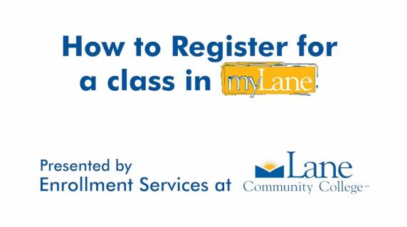 How to Register for a Class