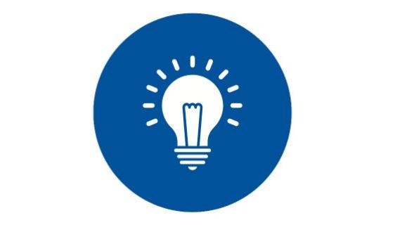 icon of a lightbulb