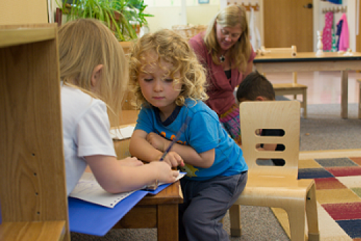 ECE kids in classroom