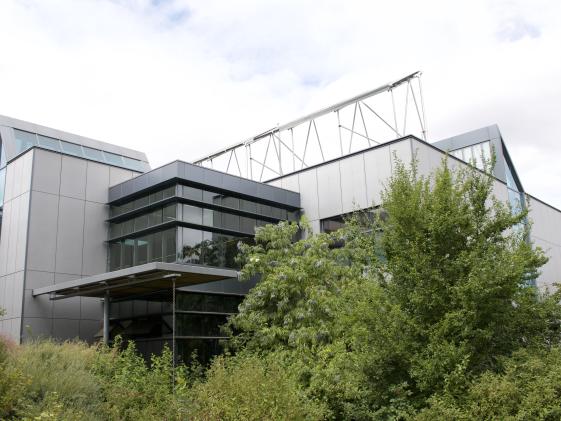 Northeast view of building 30, where Health Professions, Health, and Physical Education are located